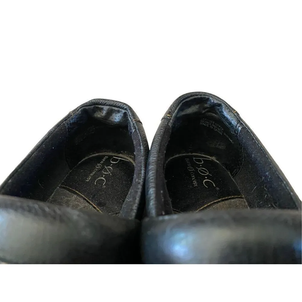 Boc Born Concepts High Heeled Shoes Sz 8.5 Leather Heels Black - Image 7