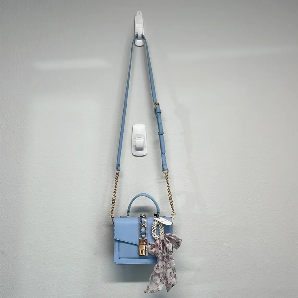 Aldo | Handbag w/ Removable Crossbody Strap & Hair Scrunchie/Bag Charm - Image 2