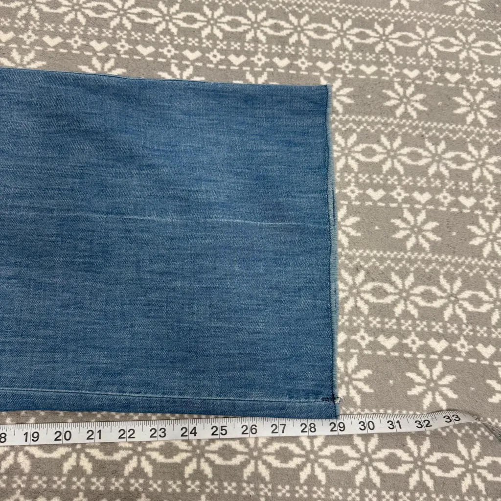 NYDJ Teresa Wide Leg Jeans‎ With High Rise And Raw Hems In Everly Wash Size 22W - Image 12