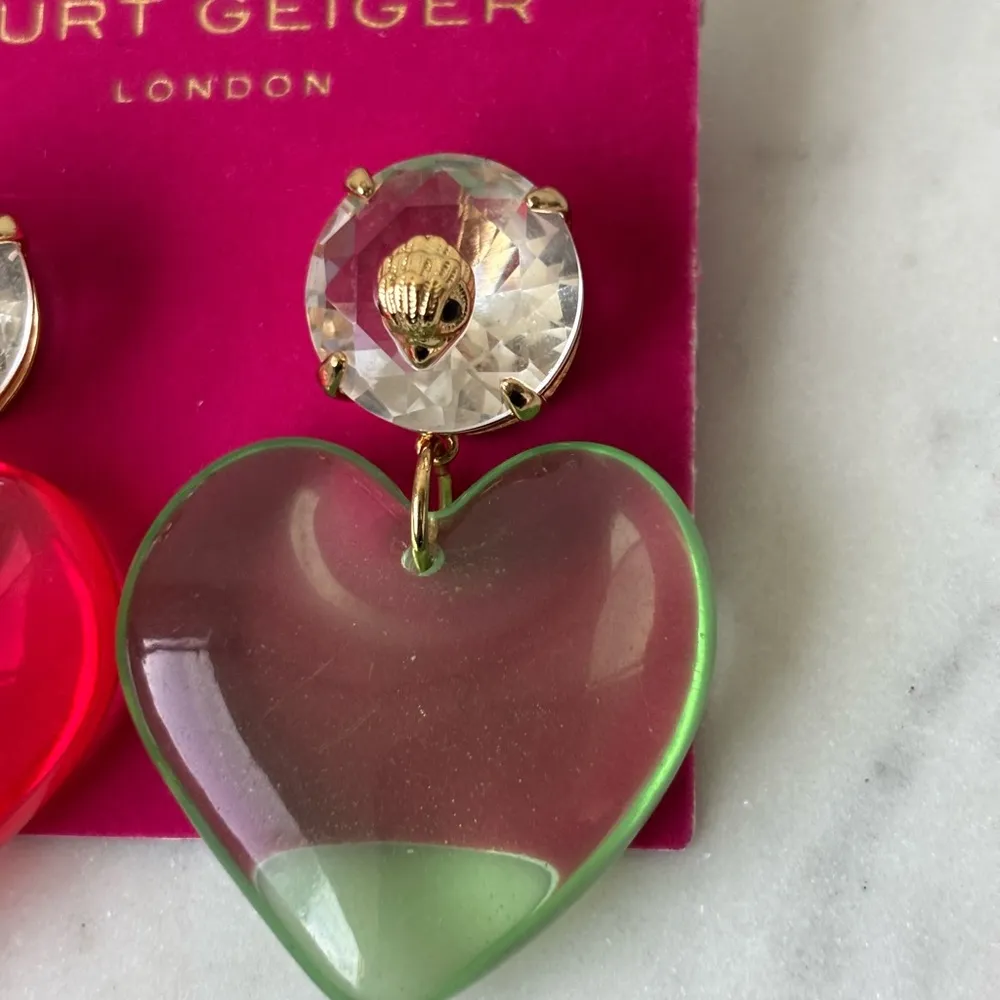NWOT Kurt  Geiger Heart Earrings - Image 3