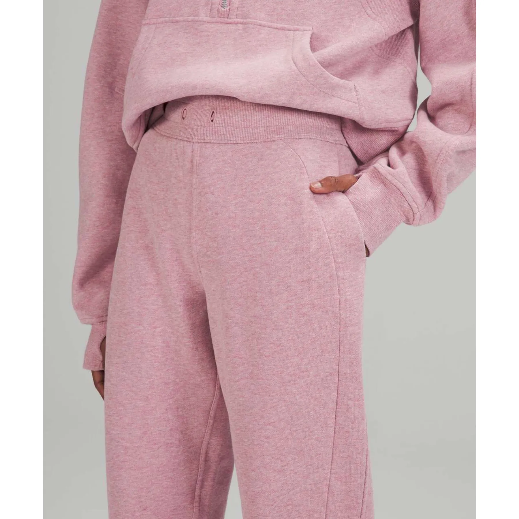 Lululemon Scuba High-Rise Jogger Heathered Pink Taupe 8 - Image 4