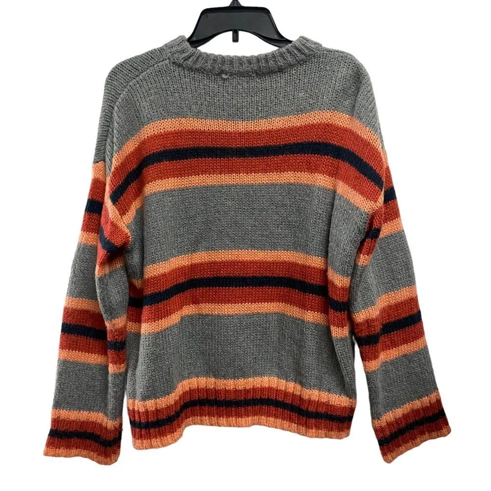 Urban Outfitters Women’s Small S|P Striped Boyfriend Pullover Sweater Oversized - Image 3