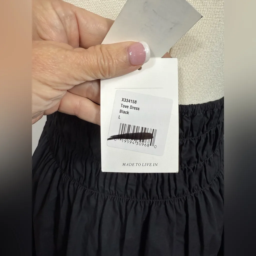 NWT Xirena Tove‎ Black Midi Dress Sz Large $275 - Image 10