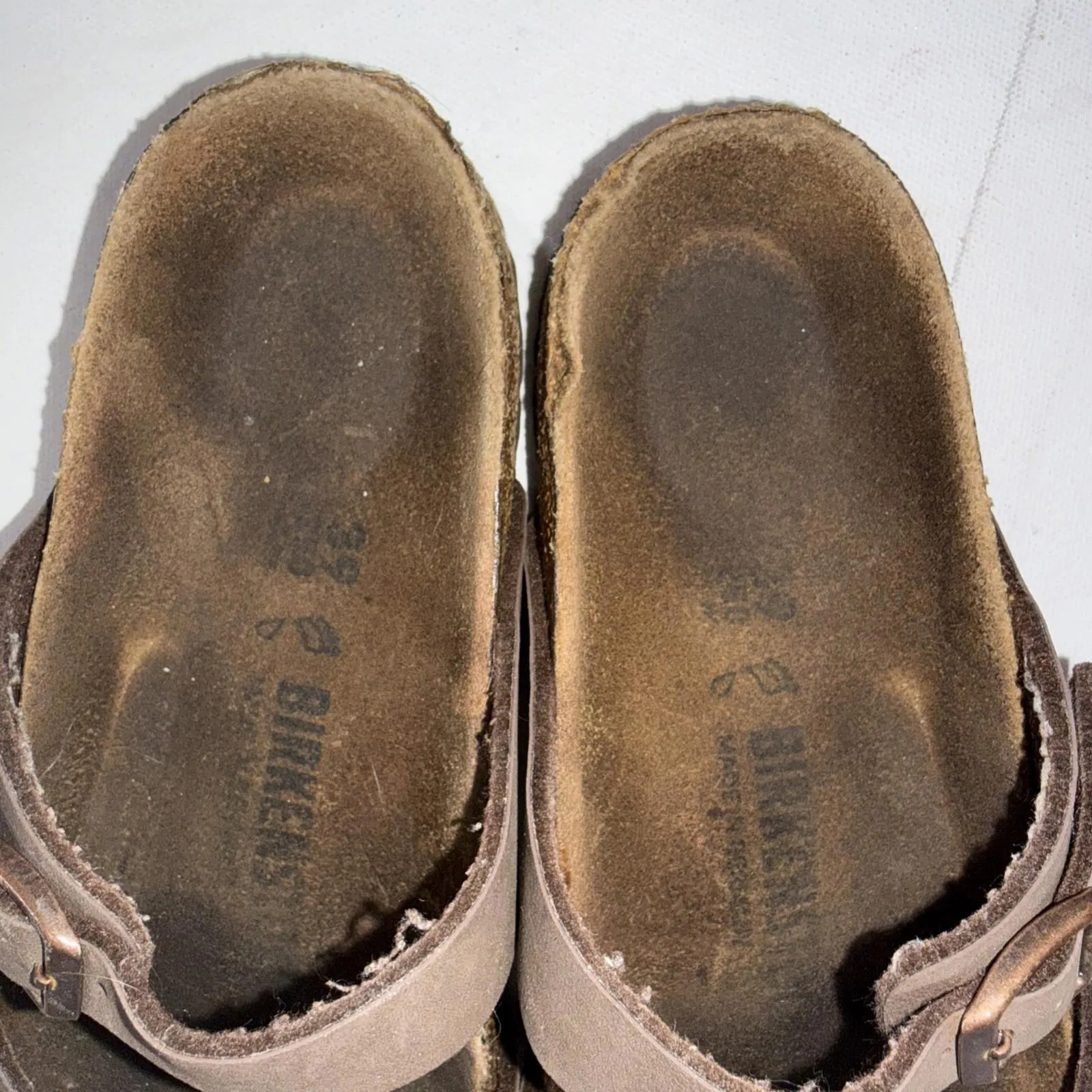 Birkenstock Brown Leather Mayari Women's Sandals Size 39 READ - Image 3