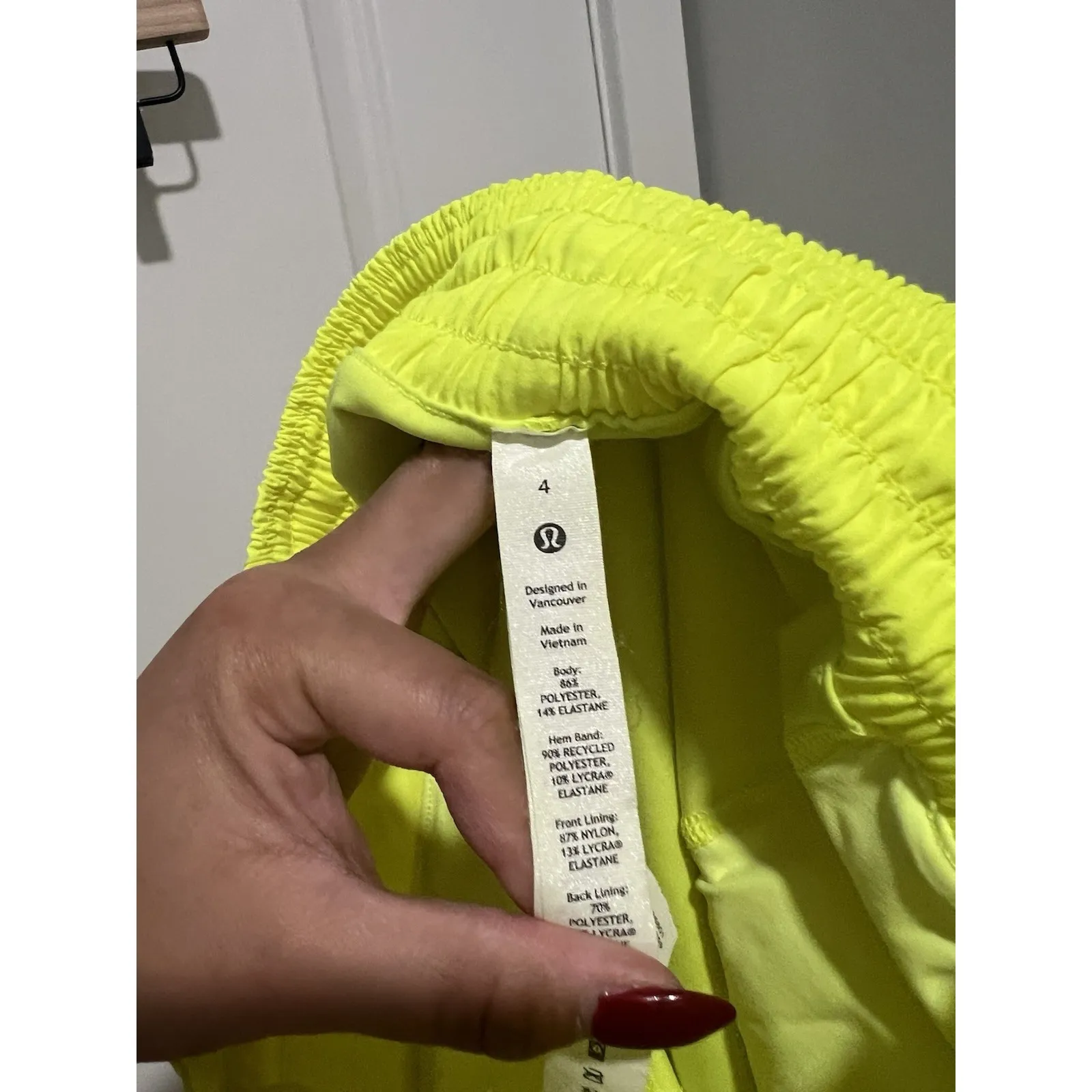 Lululemon Hotty Hot High-Rise Skirt Highlight Yellow Size 4Athletic Tennis - Image 4