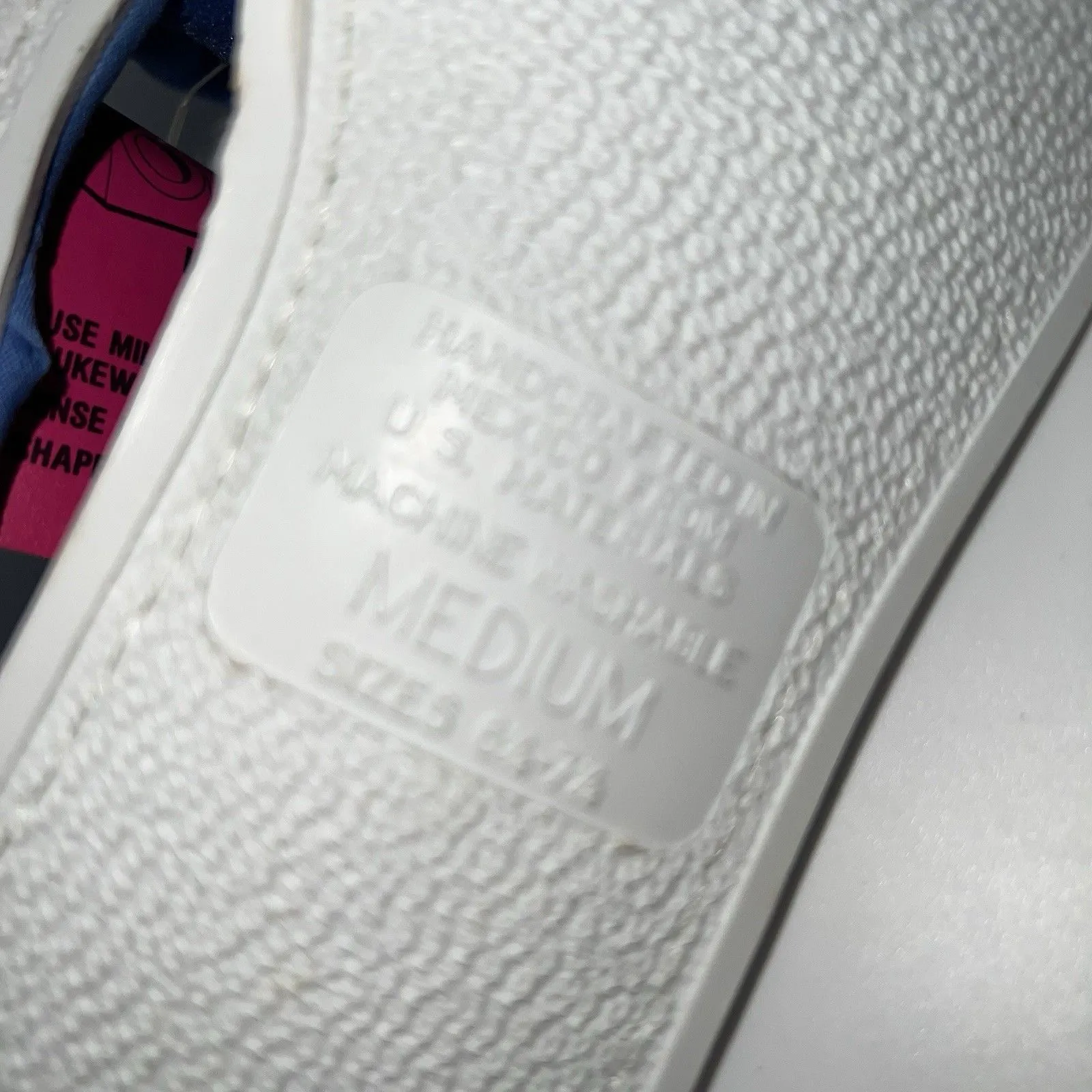 VTG Love Mates Velvety Blue Open Toe Flat 1970s Slip - Image 7