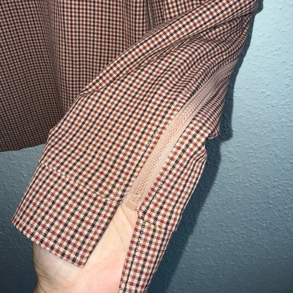 a new day Brown Plaid Blazer - Image 8