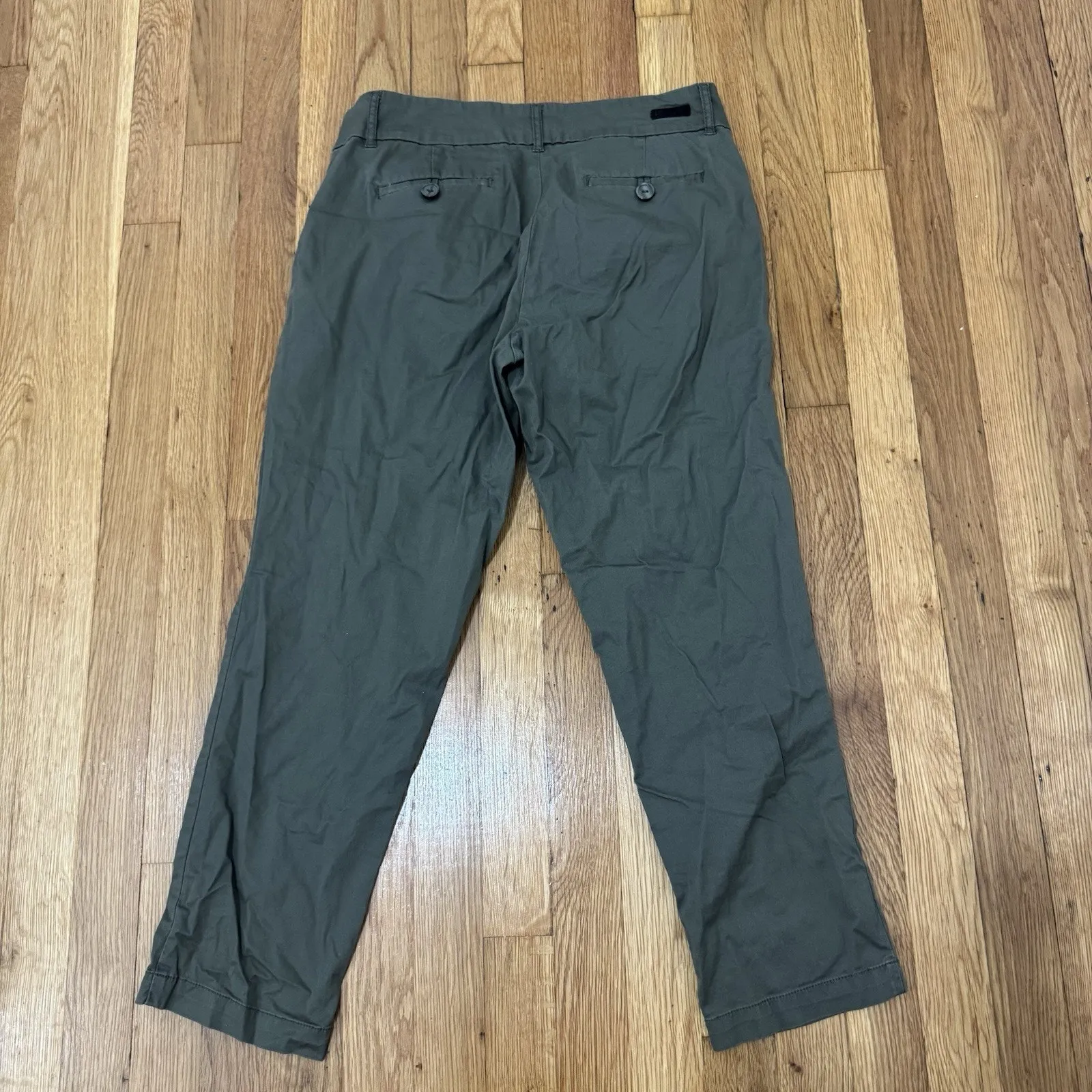 KUT from the Kloth Size 10 Crop Trouser green casual pants Casual - Image 3
