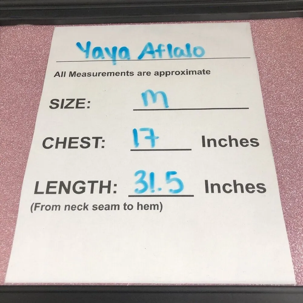 Yaya Aflalo Navy Blue Linen Blend Low Back Ribbed Knit Tank Top Women's Size M Size M - Image 9