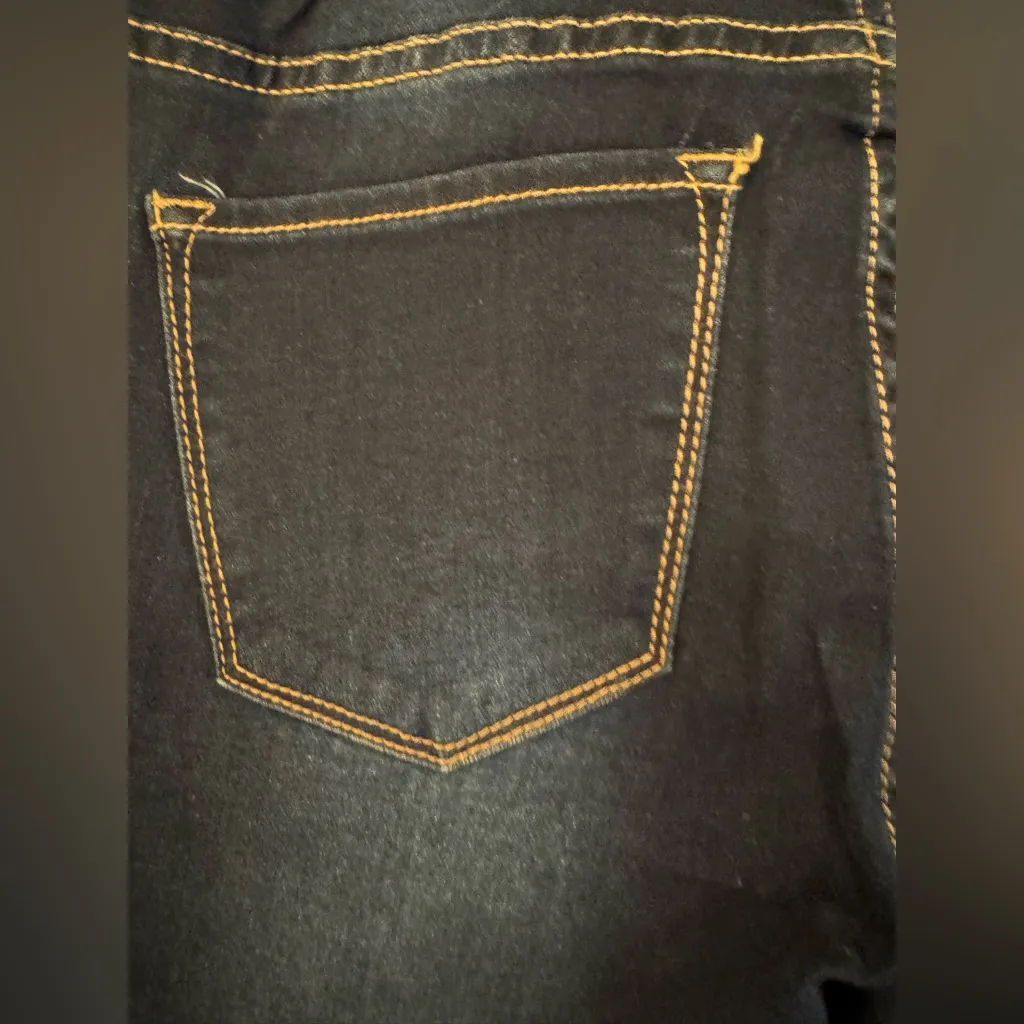 Black Pearl Denim Los Angeles Indigo Women’s Blue Distressed Skinny Jean Size 3 - Image 12