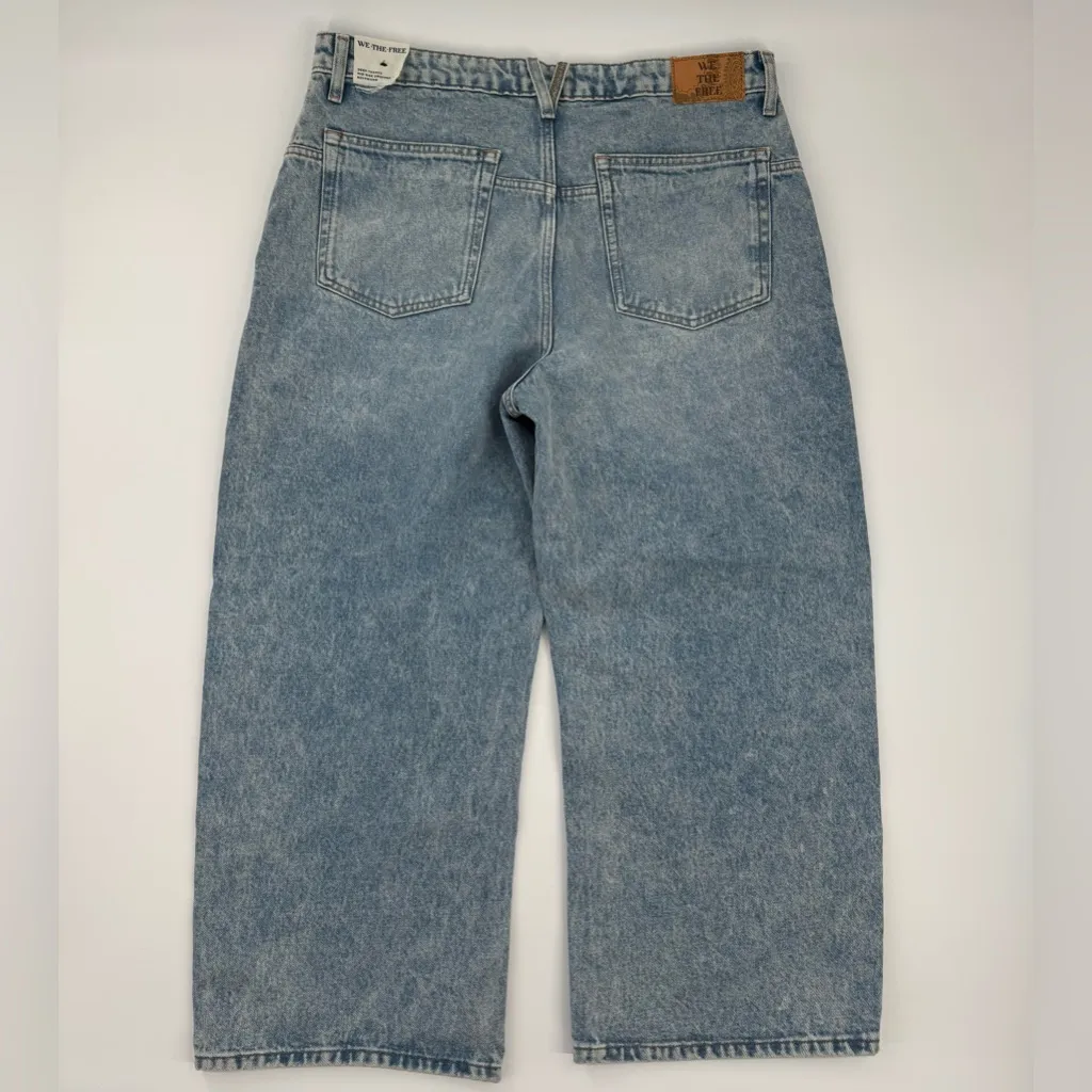 We The Free Deep Trance Mid Rise Dropped Boyfriend Jeans Size 31 NWT - Image 2