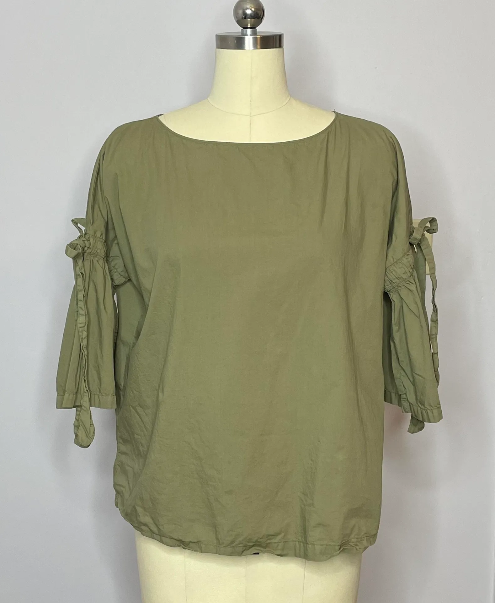 Tie Bell Sleeve Top - Image 2