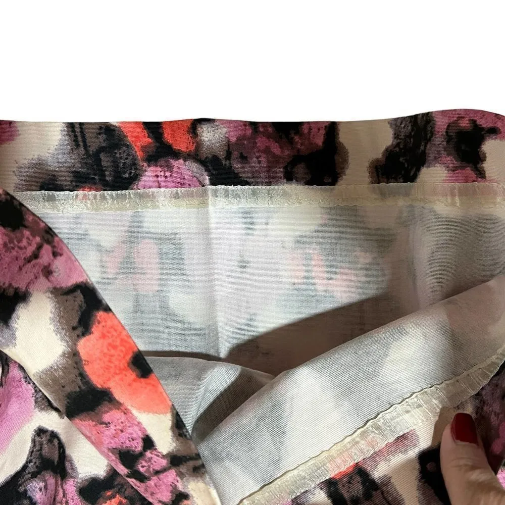 J. Crew Floral Mini Skirt Size Size 2 Black - Image 5