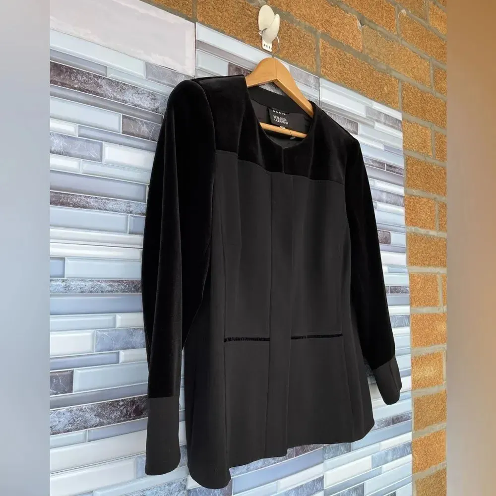 AKRIS PUNTO velvet blend blazer size 42 - Image 3