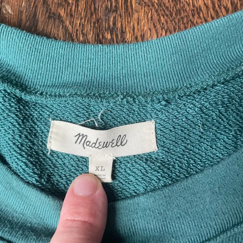 Madewell green pullover sweatshirt - Image 3