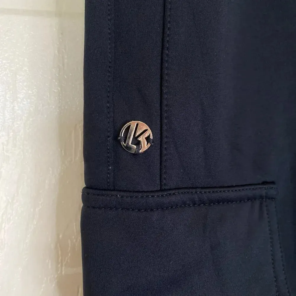 BUFFBUNNY Presidential Cargo Pants Black Technical Size XS Sleek Stretchy Jogger - Image 5