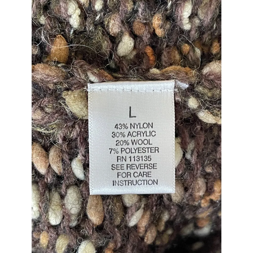 Leo & Nicole Chunky Cardigan Sweater Bell Quarter Length Sleeves Size L Green Size L - Image 7