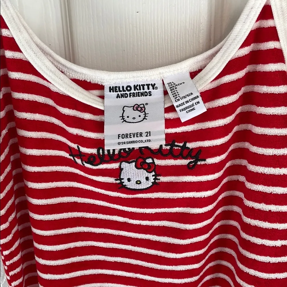 Hello Kitty X Forever 21 Red and White Camisole - Image 2
