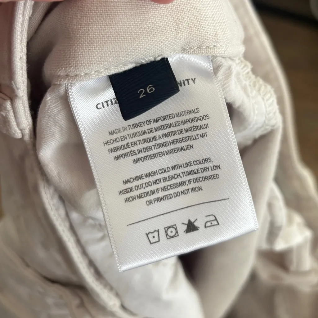 Citizens of Humanity Payton‎ Super High Waist Crop Wide Leg Utility Trousers 26 - Image 10