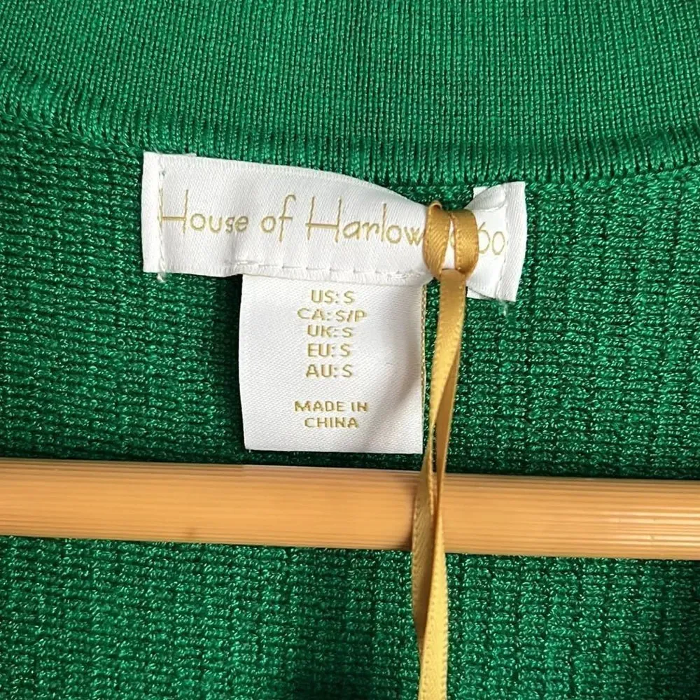 NEW HOUSE OF HARLOW Ribbed Collared Dress Sculpt Knit Polo Dress - Image 7