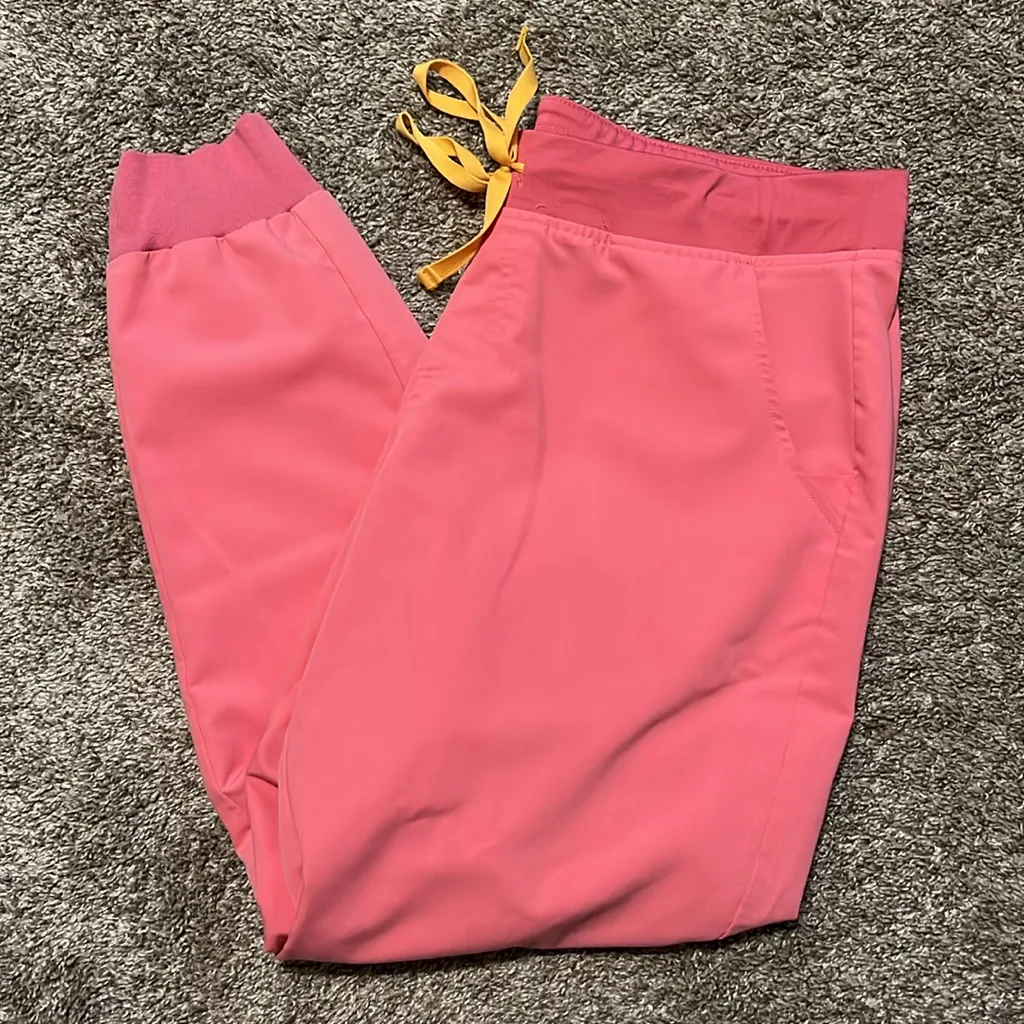 Figs Neon Pink Women’s Zamora Jogger Scrub Pants‎ XL - Image 8