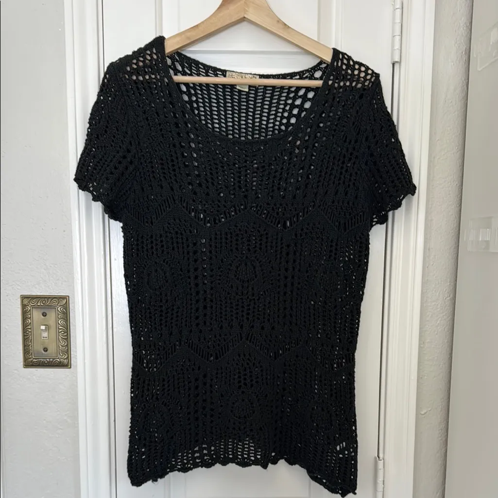 Y2k crochet short sleeve top - Image 2