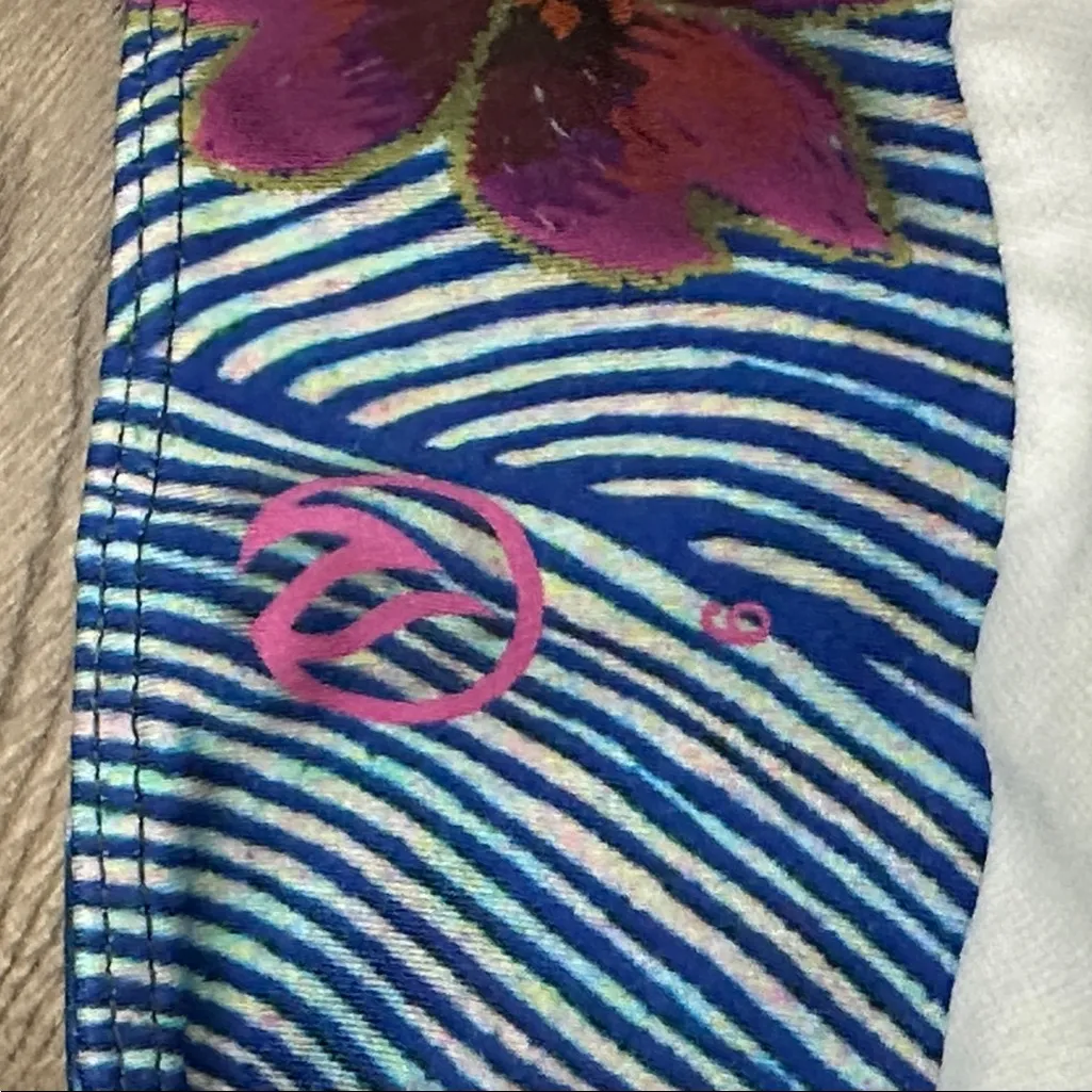 INKnBURN Kraze Performance Lined Running Shorts Blue Denim Pink Size Medium - Image 8