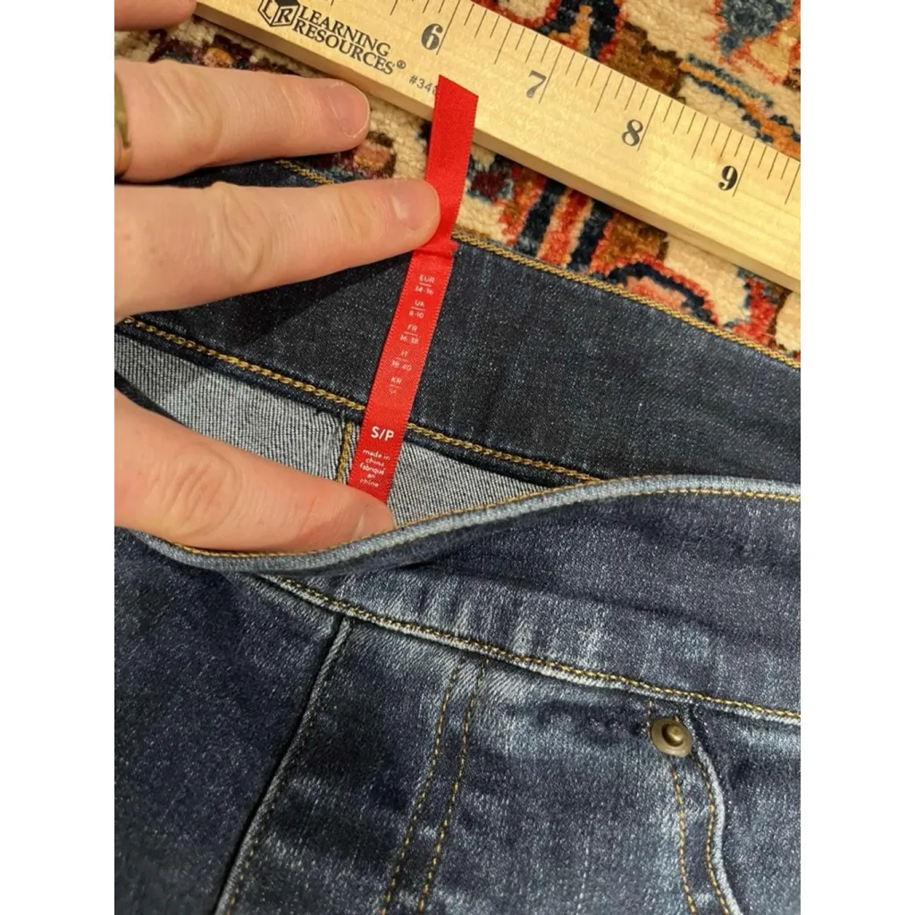Spanx Jeans Womens Spanx Cropped Flare Denim Medium Wash Size Small - Image 5