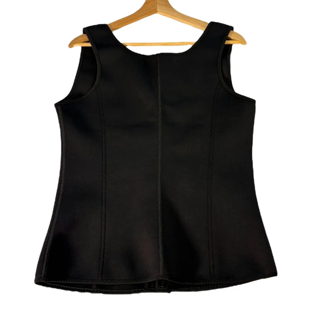 Black Waist Trainer Vest Corset Shapewear Hook & Eye Compression Women’s 2XL Size XXL - Image 7