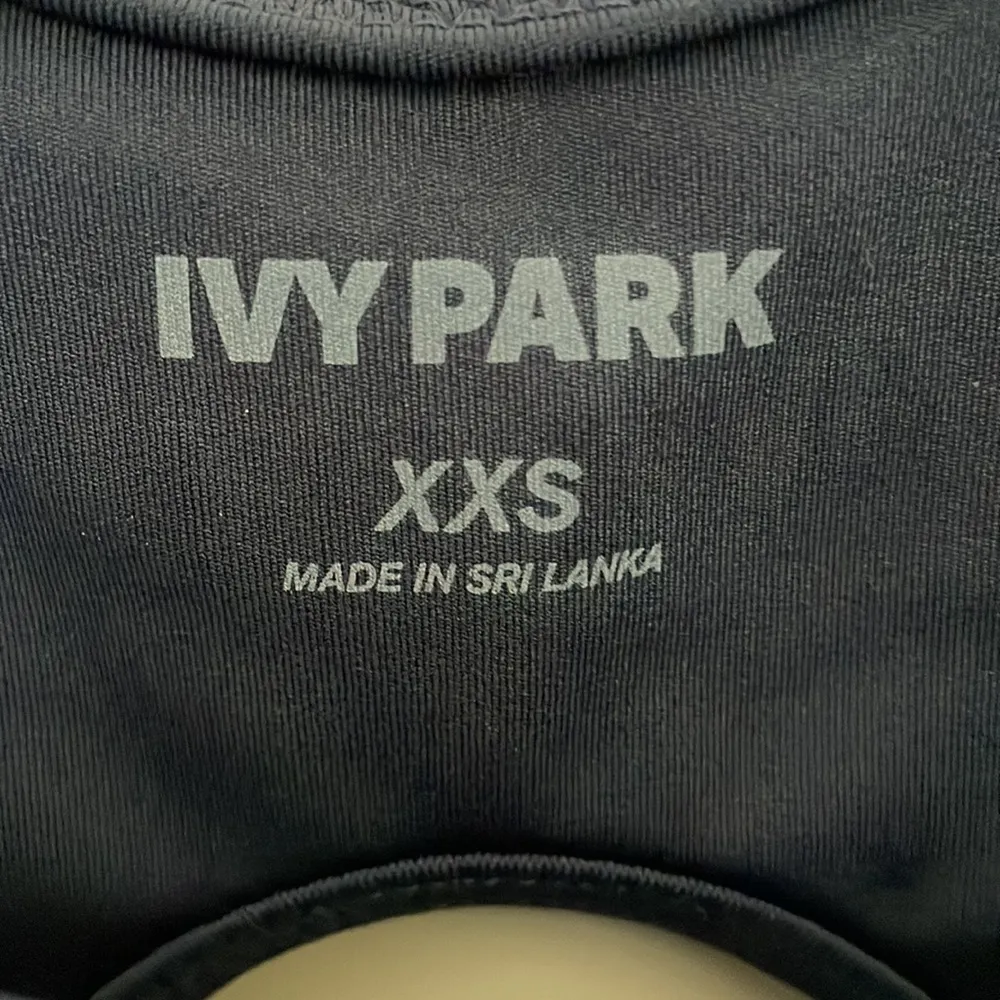 Ivy Park Navy Blue Keyhole Sports Bra XXS - Image 3
