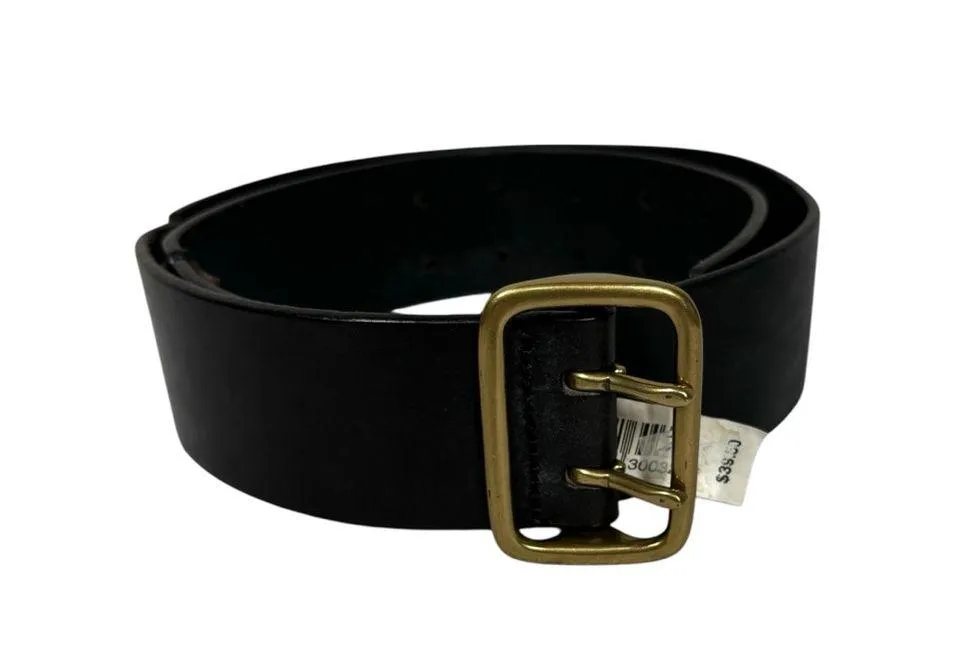 Gap Genuine Leather Black Studded Belt Size 32 - Image 2