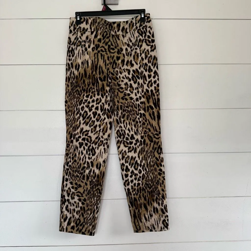 Premise Women’s Small Animal Print Leopard Print Pants New Pull On - Image 4