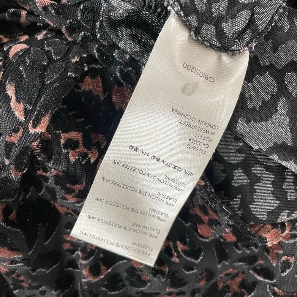 We The Free People Teddy Boxy Top Cheetah Combo S - Image 10