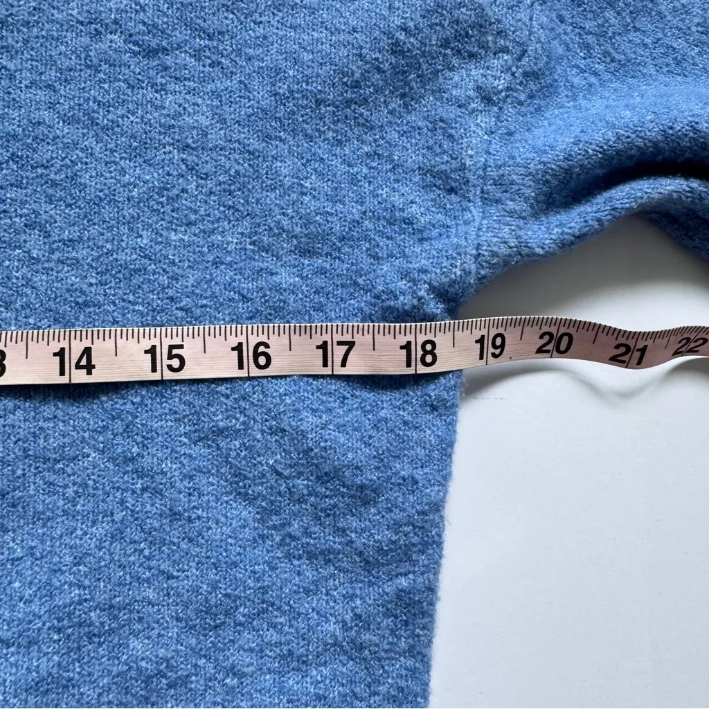 M Magaschoni Soft Blue V-Neck Dolman Sleeve Pullover Sweater - Size Medium NWOT - Image 5