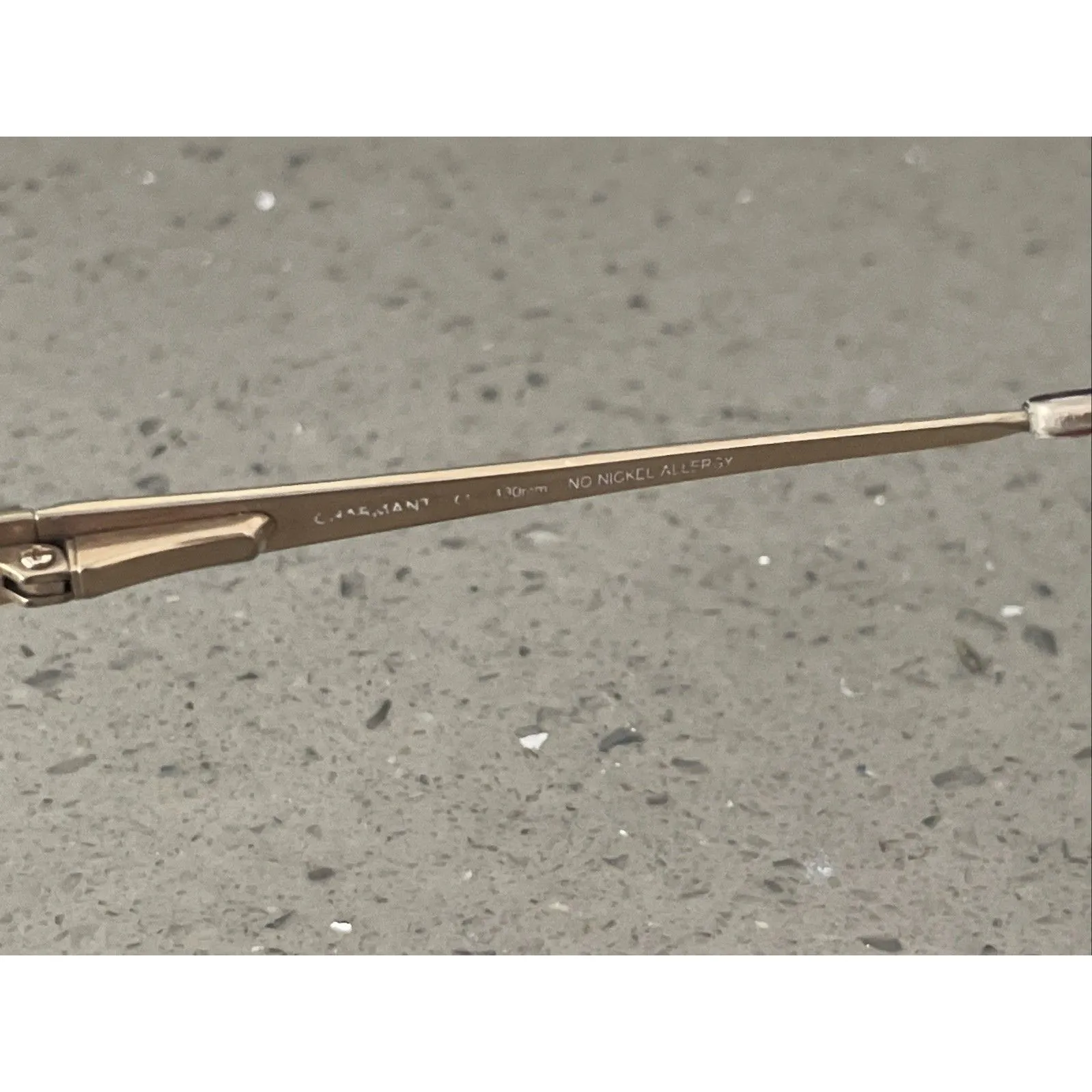 Charmant CH10837 Eyeglasses Frames ONLY Gold & Red 51 - Image 4