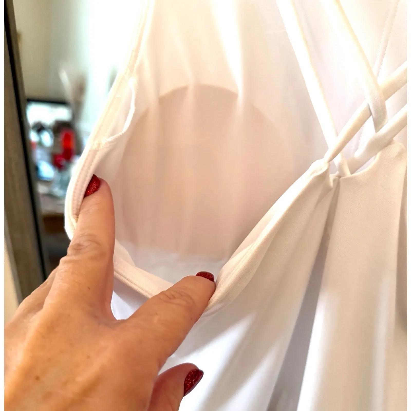 All in Motion White Mini Athletic Dress Xl Tank Dress - Image 8