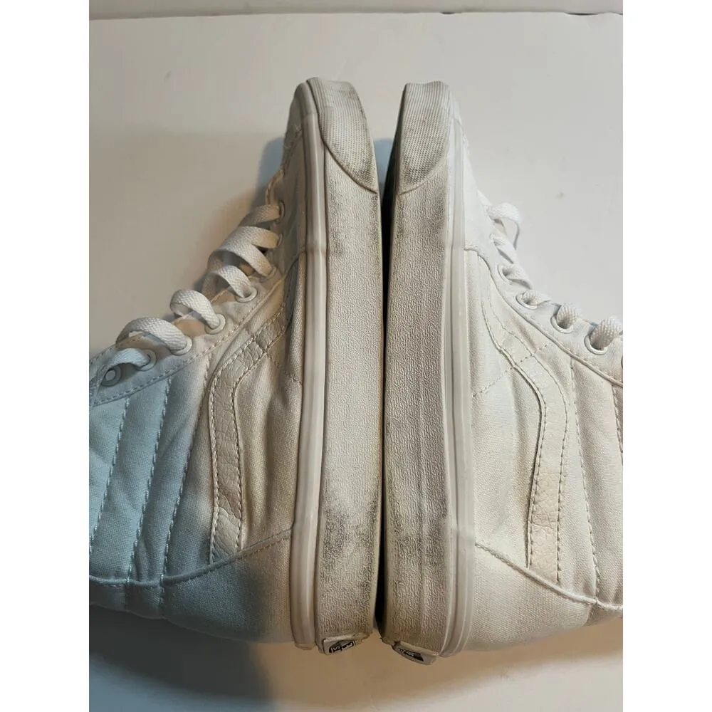 Vans Sk8 hi white size 9 - Image 7