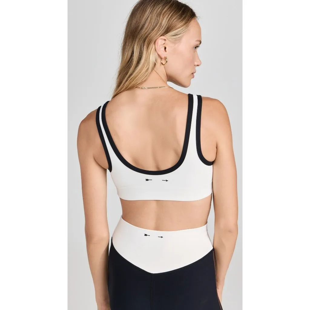 THE UPSIDE Alcaraz Harley Bra in Creme Small New Womens Sports Cropped Top White - Image 12