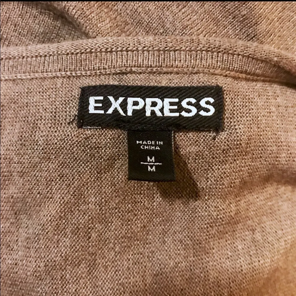 Express Oatmeal Batwing Sleeve Sweater Size M - Image 5