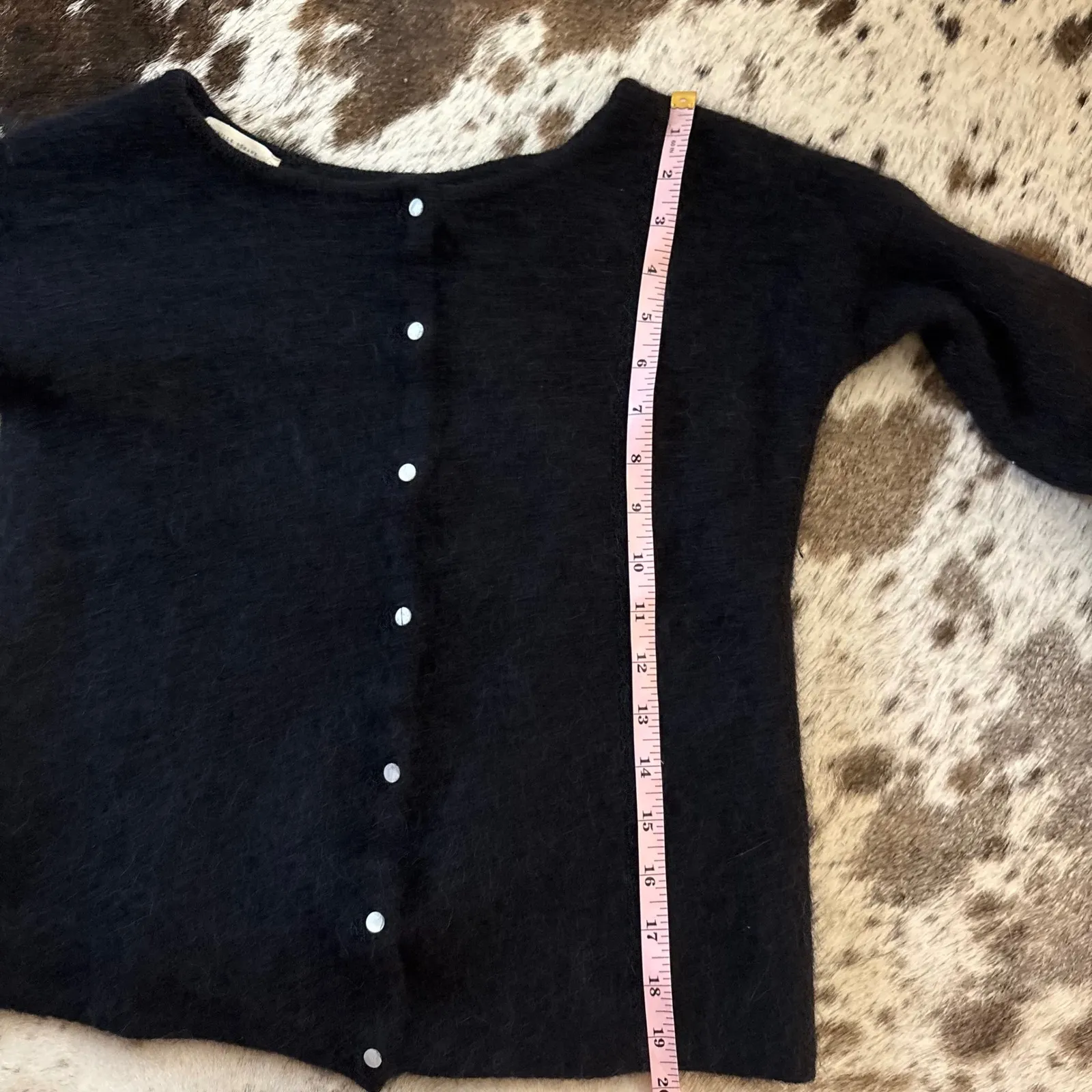 SEZANE Gaspard Cardigan Mohair Alpaca Blend Size Small - Image 7