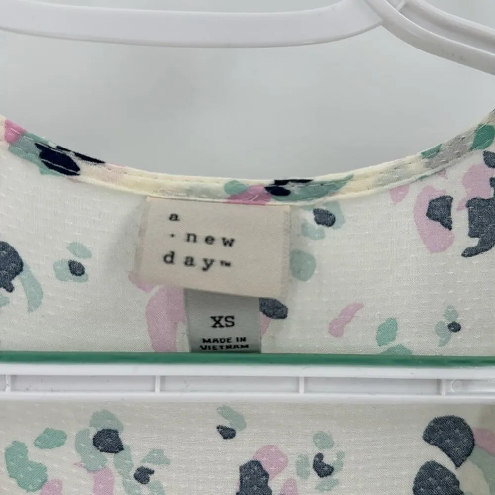 A New Day v-neck tiered midi leopard print vibrant pink teal print Easter spring - Image 2