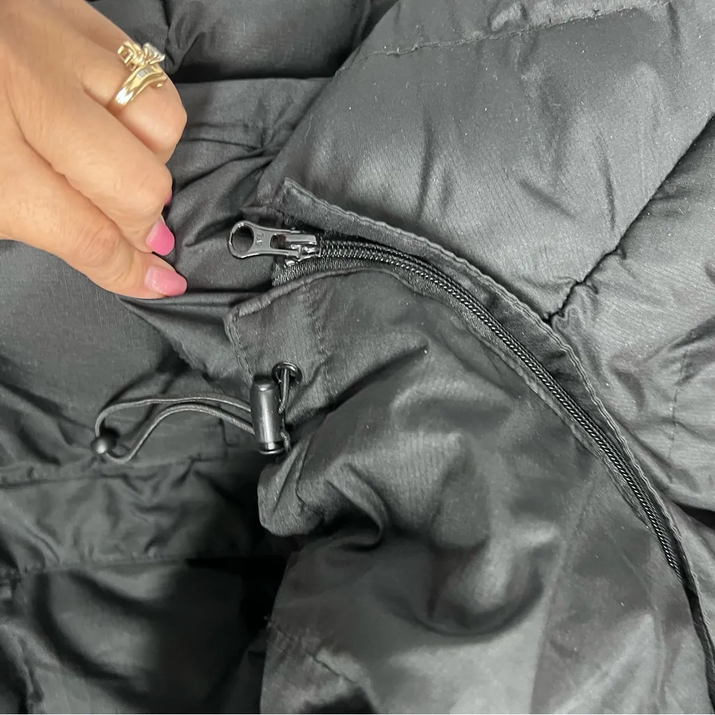 Faded Glory Women's 3x(22w-24w) plus size black Puffer Jacket zip off hoodie - Image 12