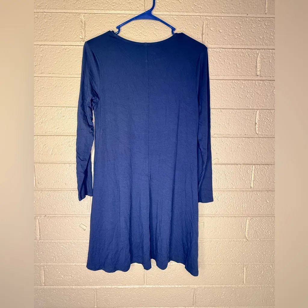 Old Navy Classic Navy Long Sleeve Dress - Image 2