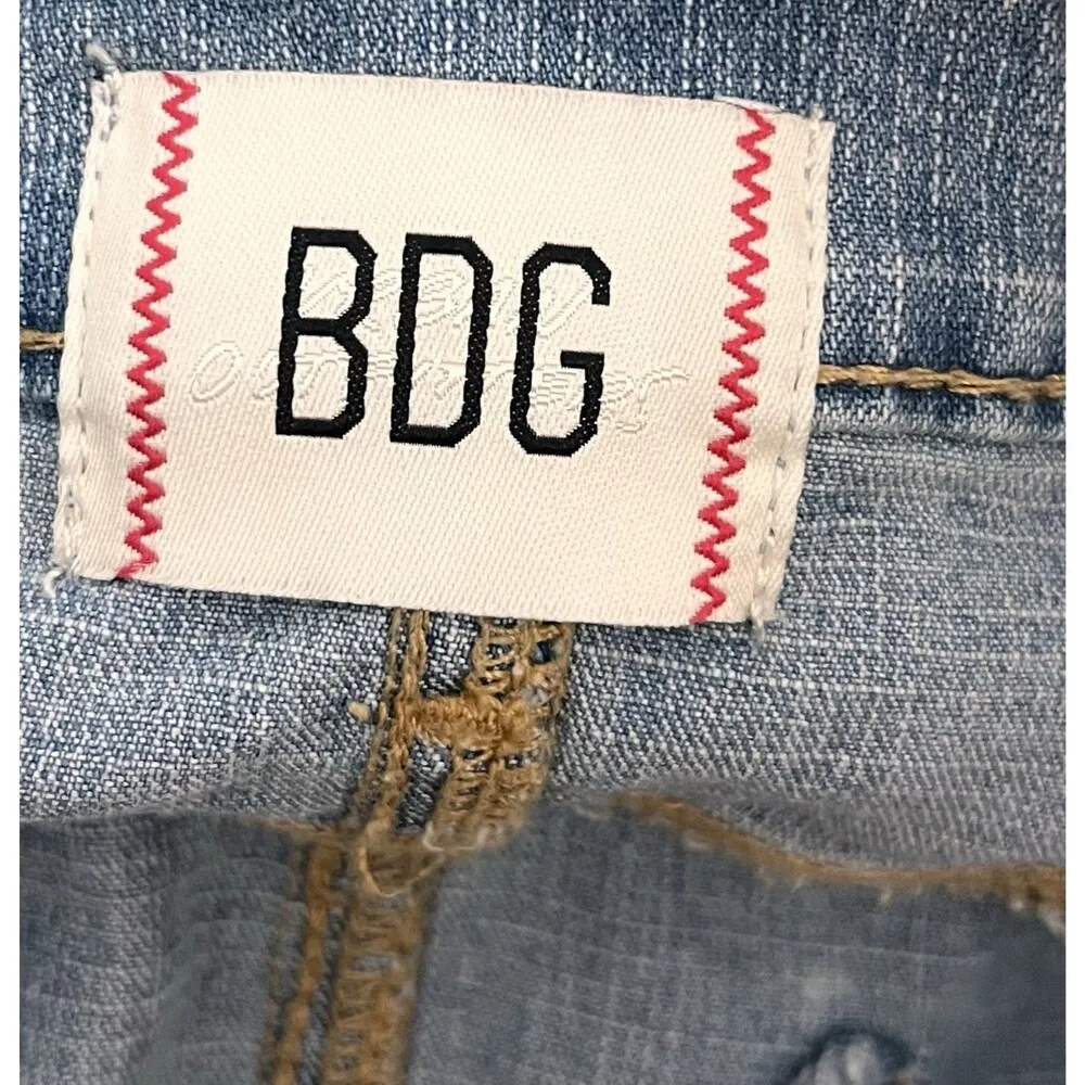 BDG Sasha Raw-Edge Fishtail Maxi Skirt Patchwork Grunge Plaid Flare Panel Small - Image 9