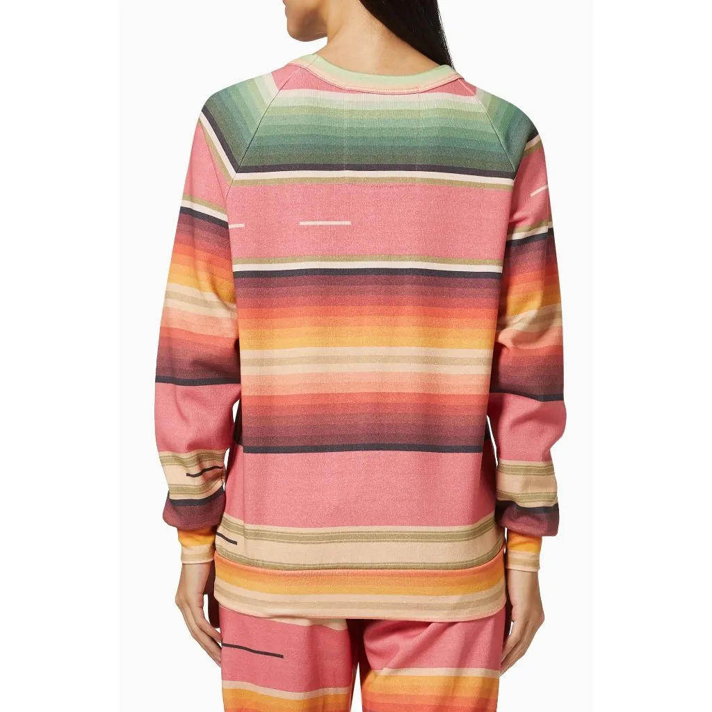 Aviator Nation Serape Bolt Stitch Sweatshirt Multi Womens Size XS - Image 4