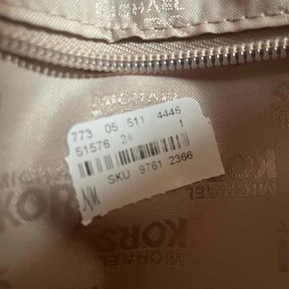 Authentic Michael Kors Tote Bag Shoulder Purse "MK" Print - Image 8