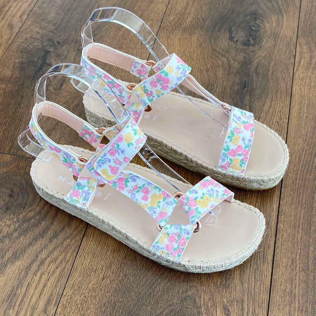 Love Shack Fancy Loves Manebí Fruity Punch Leather Espadrille Sandals 37 (6.5) - Image 2