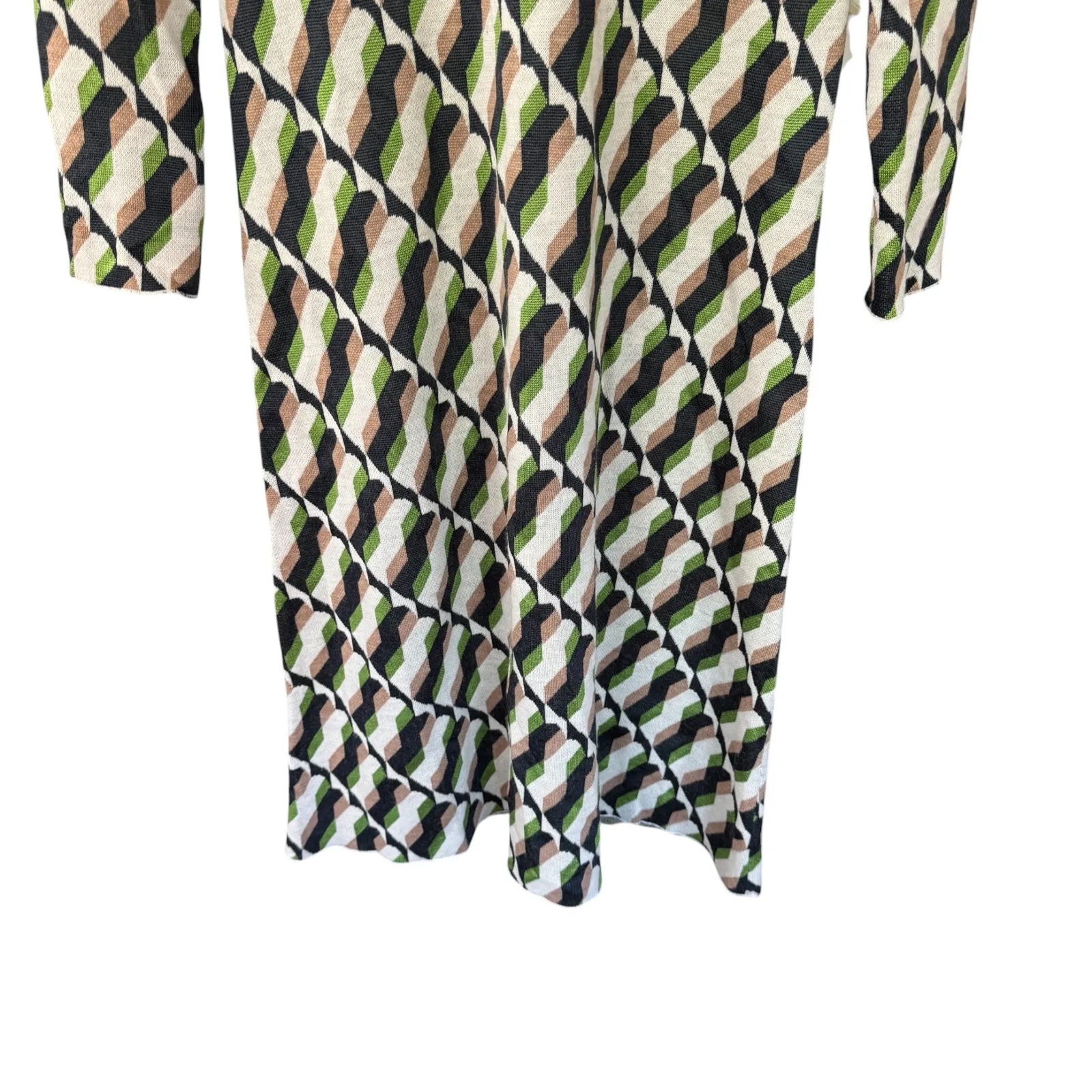 St.‎ John Peridot Geometric Dress Green Multicolor Size Large NWOT - Image 5