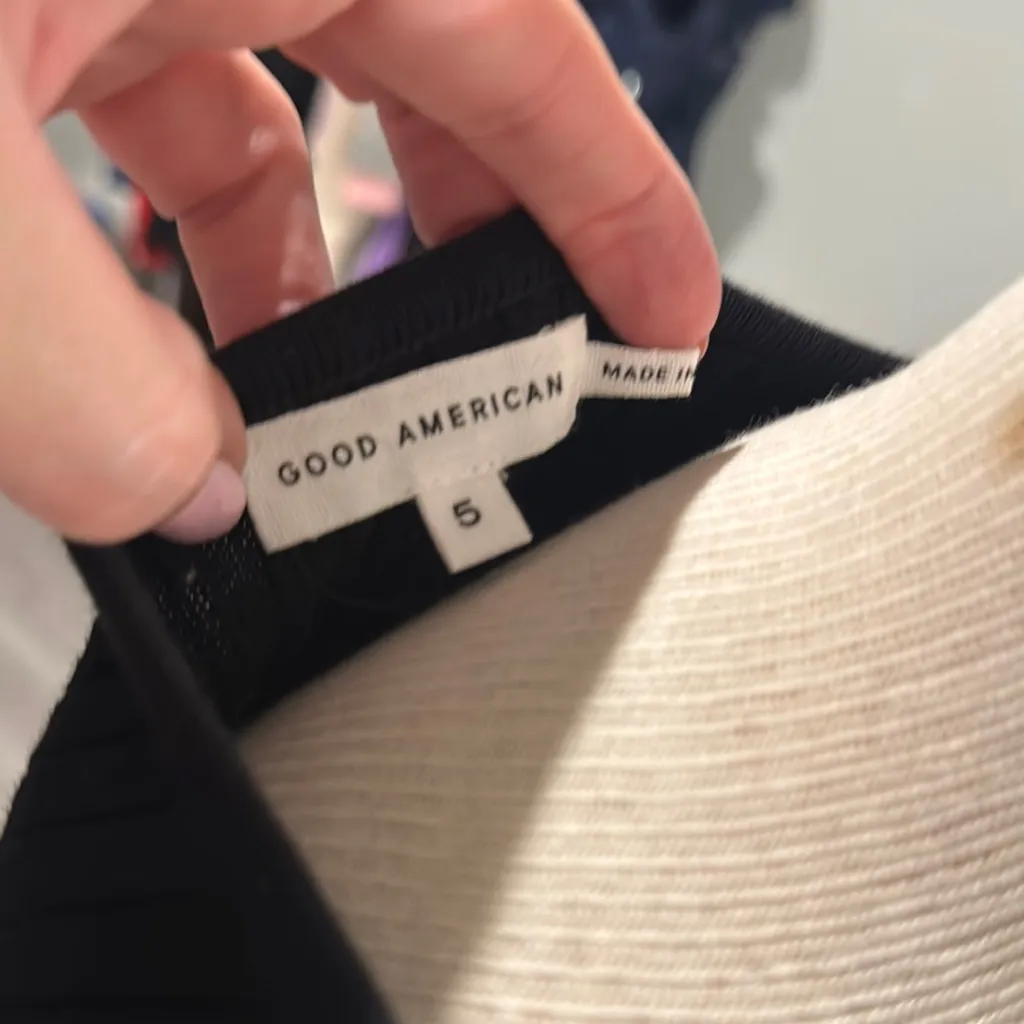 Good American Black Bodycon Cocktail‎ Dress - Image 2