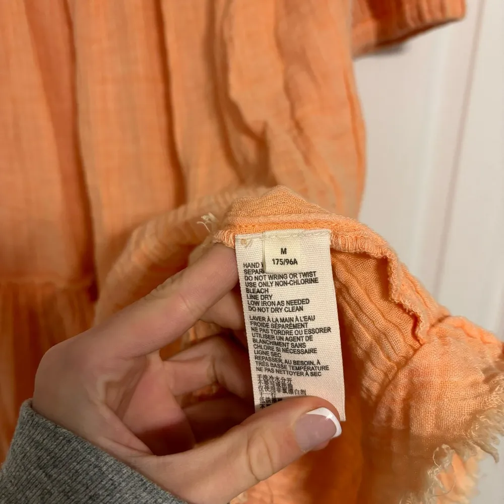 Free People Mystery Land Orange Dress Tunic - Image 9